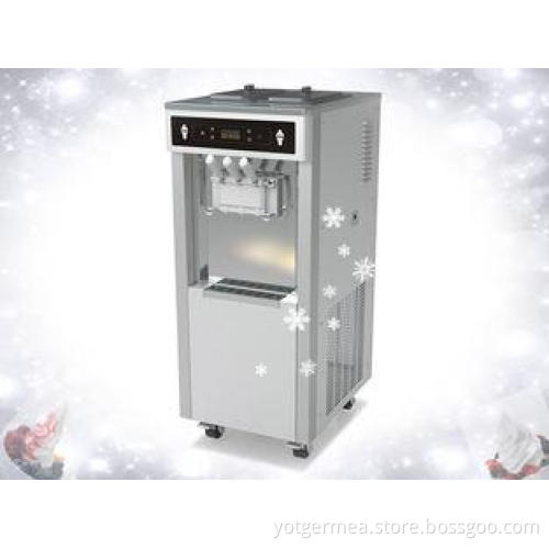 3 Phase Soft Serve Frozen Yogurt Maker / Ice Cream Machine